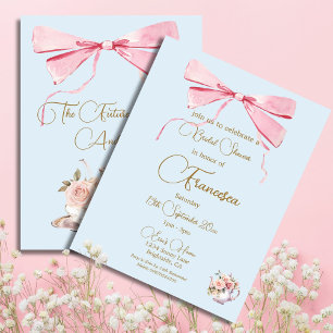 Vrijgezellenfeest Regency Tea Party Elegant Invita
