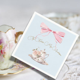 Vrijgezellenfeest Regency Tea Party Elegant Lint Servet