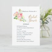 Vrijgezellenfeest reisplan 💐 Spring Pink Rose Kaart (Staand voorkant)