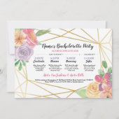 Vrijgezellenfeest reisroute Bachelorette Gold Lijs Kaart (Voorkant)