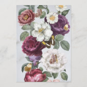 Vrijgezellenfeest reisroute Bloom Floral Butterfly Programmakaart (Achterkant)