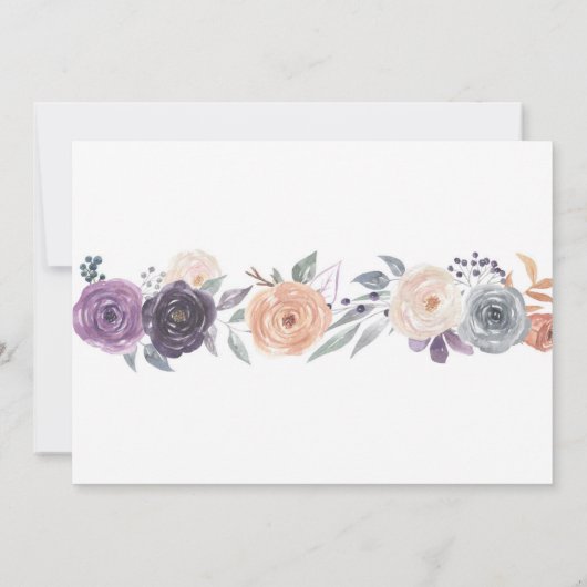 Vrijgezellenfeest reisschema Herfst perzik Paarse Kaart (Achterkant)