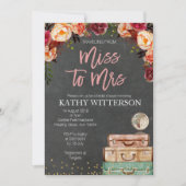 Vrijgezellenfeest reisuitnodiging kaart (Voorkant)