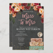 Vrijgezellenfeest reisuitnodiging kaart (Voorkant / Achterkant)