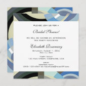  Vrijgezellenfeest, Retro Art Deco Jazz Kaart (Voorkant / Achterkant)