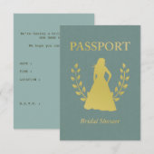 Vrijgezellenfeest Retro Paspoort Kaart (Voorkant / Achterkant)