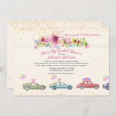 vrijgezellenfeest rijden op uitnodiging (Voorkant / Achterkant)