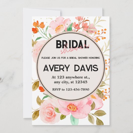 Vrijgezellenfeest rode, gele en roze rozen kaart (Voorkant)