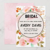 Vrijgezellenfeest rode, gele en roze rozen kaart (Voorkant / Achterkant)