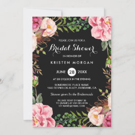 Vrijgezellenfeest Romantic Floral Wreath Wrap Kaart