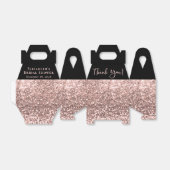 Vrijgezellenfeest Roos Gold Glitter Hartelijk dank Bedankdoosjes (Uitgevouwen)