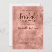 Vrijgezellenfeest Roos Gold Metallic Elegant Bloem Kaart (Voorkant)