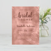 Vrijgezellenfeest Roos Gold Metallic Elegant Bloem Kaart (Staand voorkant)