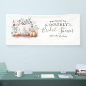 Vrijgezellenfeest Roos Gouden en Witte Pompoenen H Spandoek (Beurs)