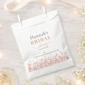 Vrijgezellenfeest Roos Gouden Glitter Elegante gun Bedankzakje (Geknipt)