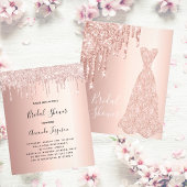 Vrijgezellenfeest roos gouden gouden begroting flyer