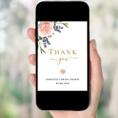 Vrijgezellenfeest roos gouden lavendel dank u kaar kaart