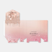 Vrijgezellenfeest roos gouden roze ballonnen bedan bedankdoosjes (Uitgevouwen)