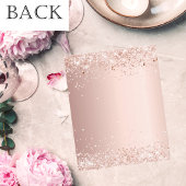 Vrijgezellenfeest roos gouden witte kleding flyer