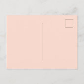 Vrijgezellenfeest roos goudfloregant briefkaart (Achterkant)