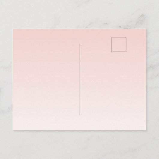 Vrijgezellenfeest roos gouduitnodiging briefkaart (Achterkant)