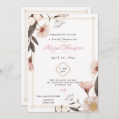 Vrijgezellenfeest Roos Kaart (Voorkant / Achterkant)