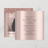 Vrijgezellenfeest Roos op zaterdag - Foto Kaart (Voorkant / Achterkant)