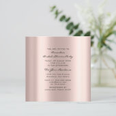 Vrijgezellenfeest Roos op zaterdag - Foto Kaart (Staand voorkant)