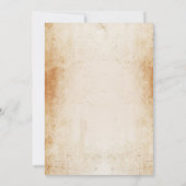 vrijgezellenfeest Roos Skull Halloween Uitnodigen Kaart (Achterkant)