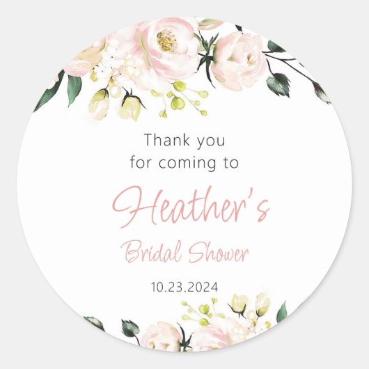 Vrijgezellenfeest RoseGold vrijgezellenfeest Ronde Sticker (Voorkant)