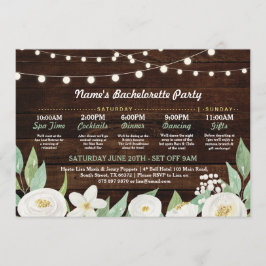 Vrijgezellenfeest Route Witte Bloem Rustieke Licht Kaart