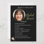 Vrijgezellenfeest Routeplan Edgy Black gothic Kaart (Voorkant)