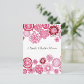 Vrijgezellenfeest Roze Aangepaste uitnodiging (Staand voorkant)