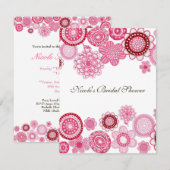 Vrijgezellenfeest Roze Aangepaste uitnodiging (Voorkant / Achterkant)