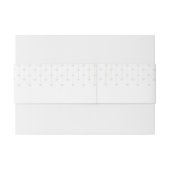 Vrijgezellenfeest roze bloemen grijze hartband uitnodigingen wikkel (Achterkant Voorbeeld)