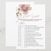 Vrijgezellenfeest Roze Bloemen Over of Onder Spel (Voorkant / Achterkant)