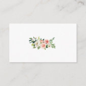 Vrijgezellenfeest Roze Blush Registry Insert Kaart (Achterkant)