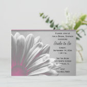 Vrijgezellenfeest Roze Floral Highlights Kaart (Staand voorkant)