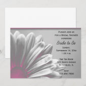 Vrijgezellenfeest Roze Floral Highlights Kaart (Voorkant / Achterkant)