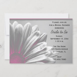Vrijgezellenfeest Roze Floral Highlights Kaart