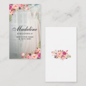 vrijgezellenfeest Roze Floral Registry Insert Card Informatiekaartje (Voorkant / Achterkant)