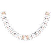 Vrijgezellenfeest Roze Koraalbloemen Trouwbloemen Vlaggetjes (Alle)