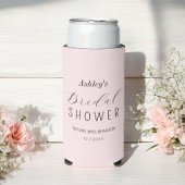 Vrijgezellenfeest Roze - minimalistisch Seltzer Blikjeskoeler