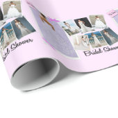 Vrijgezellenfeest roze Paarse geschenkverpakking Cadeaupapier (Rol Hoek)