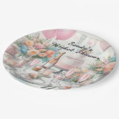 Vrijgezellenfeest  Roze Partij Papieren Bordje (Gekanteld)