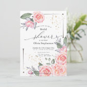 Vrijgezellenfeest Roze roze Rozen Kaart (Staand voorkant)