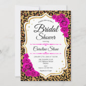 Vrijgezellenfeest - Roze rozen — wegdruk Kaart (Voorkant)