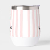 vrijgezellenfeest | Roze strepen | Naam en locatie (Links)