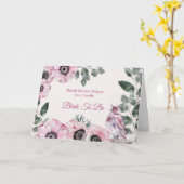 Vrijgezellenfeest Roze vogelpest Kaart (Gele Bloem)