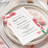 Vrijgezellenfeest Roze Witte Bloemen Magnolia Kaart